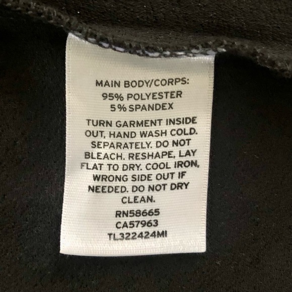 🌼 Leith Black Crepe Trapeze Swing Dress S - Picture 7 of 7